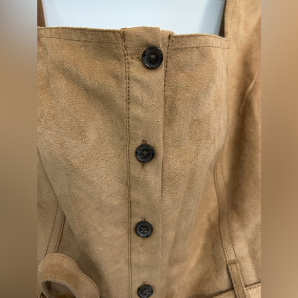 NWT Banana Republic Faux Leather Top Size Petite 2 - Picture 2 of 10